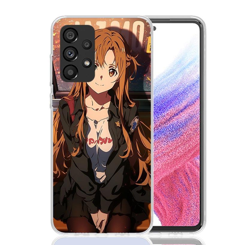 

Чехол для телефона Sword Art Online Юки Асуна Для Samsung Galaxy A17 A16 A14 A15 A13 A57 A56 A54 A55 A53 A37 A36 A34 A35 A33 A26 A24 A Samsung A06