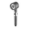 4 Modes Adjustable Showerhead with Massage Brush Filters Water Saving Shower Bathroom Accessories High Pressure Shower Head