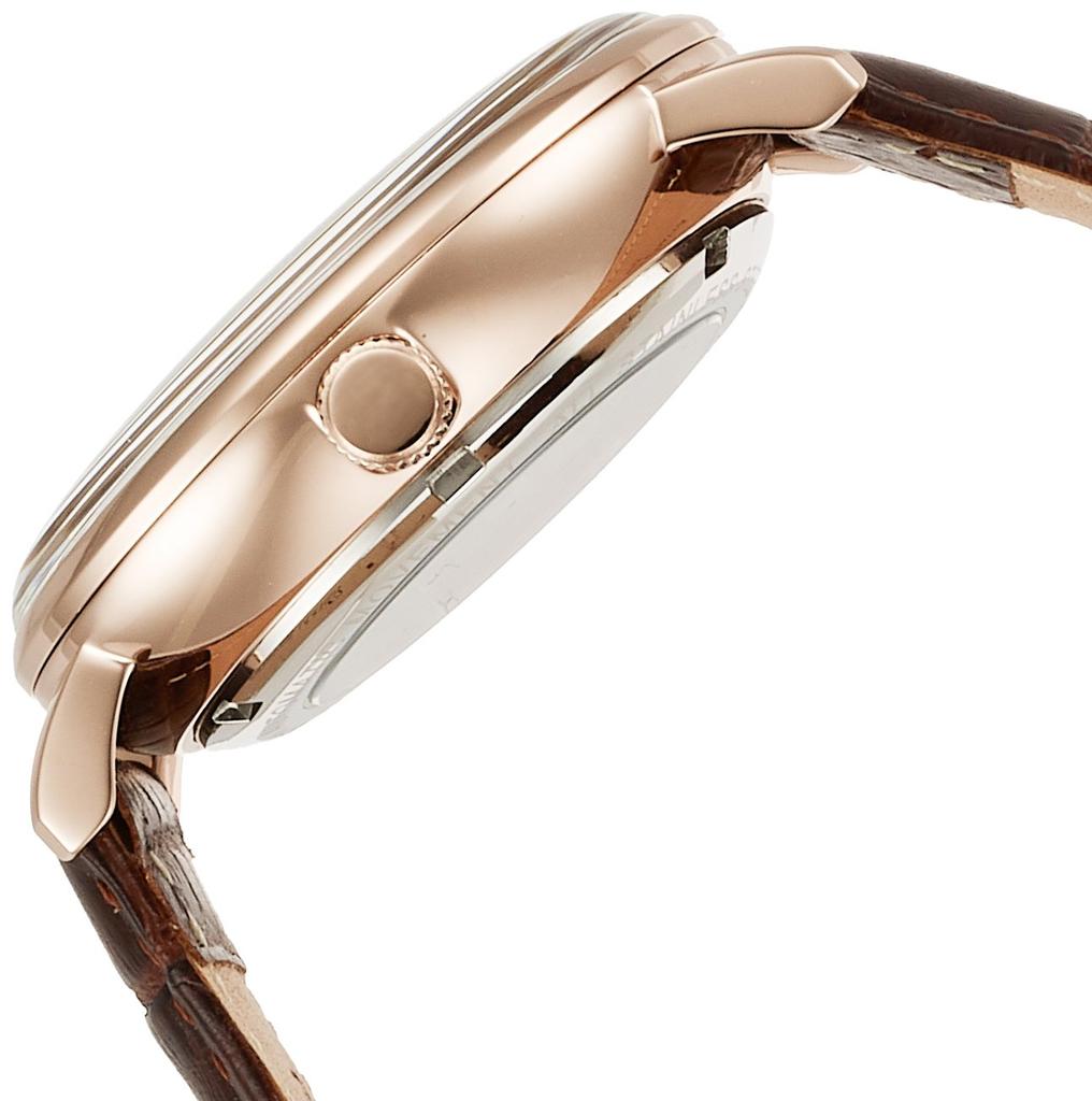 Pánské automatické hodinky s kupolovitým sklem, originální dovoz, hnědé [Salvatore Mara] SM17114-PGWH