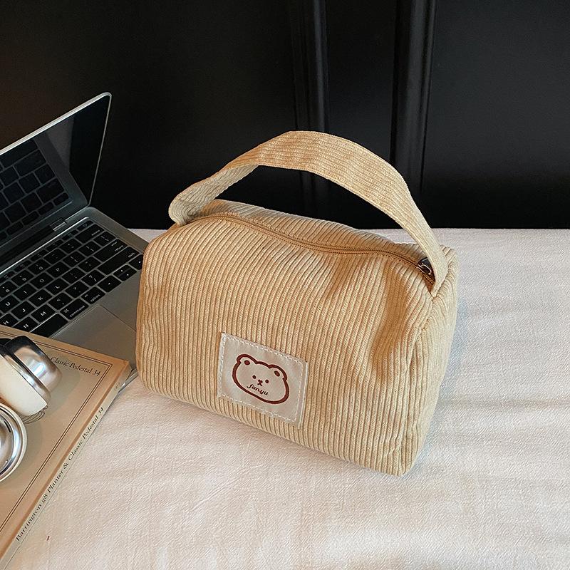 Cosmetic Bags for Women Plush Cute Handbag Summer Fashion Soft Comfortable Large Capacity Trendy Handbag for Women Organizer