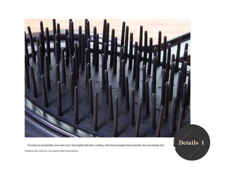 5-Piece Hairdressing Set with Mirror and Scalp Massage Comb