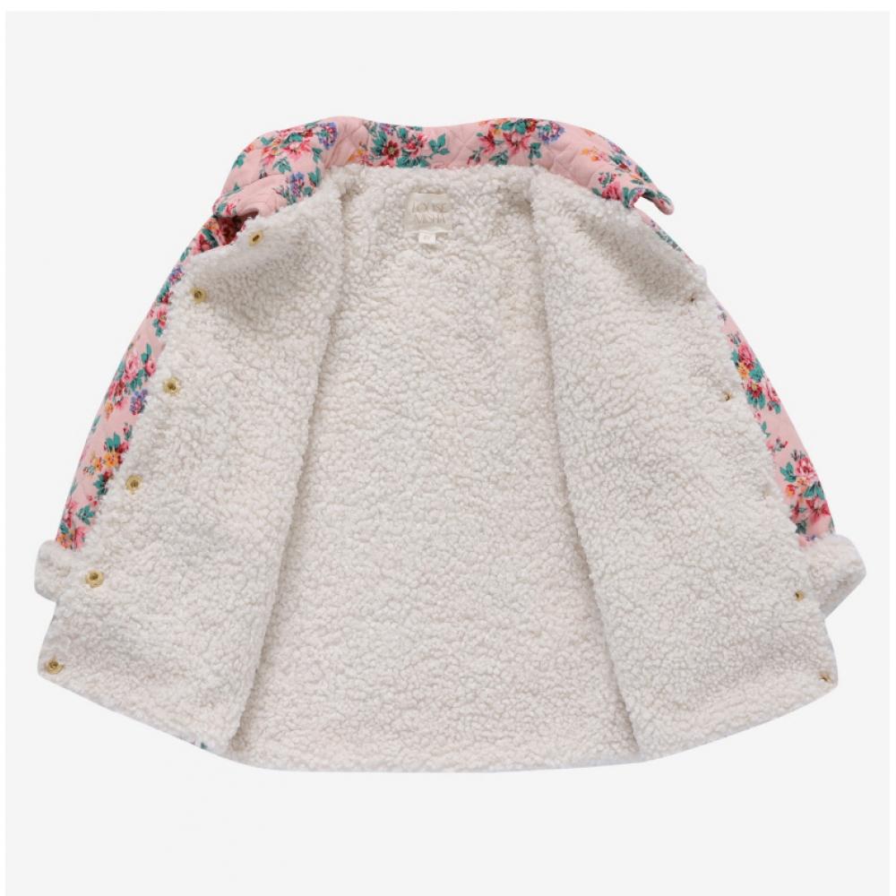 Louis Misha Grm W23 C0187  Dalila  Delilah Floral Kids Coat
