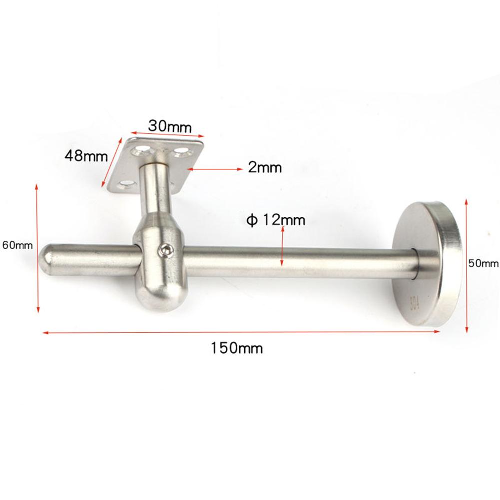 304 Stainless Steel Stair Handrail Bracket Balconies Long-lasting Performance Premium Construction Rust Resistance