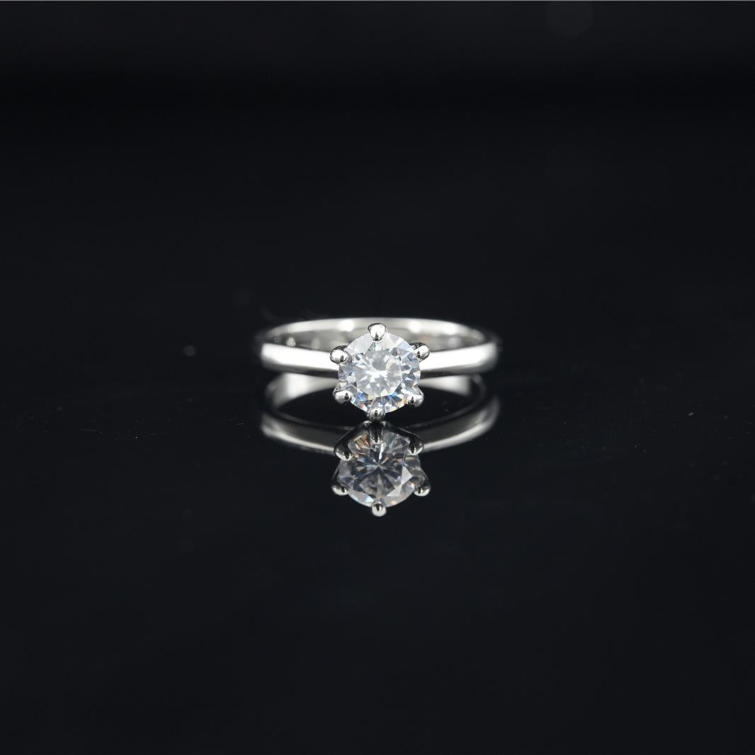 

European and American Moissanite Diamond Rings Are Simple and Classic, Fashionable and Versatile Girls Accessories Are Elegant and Do Not Fade 2026 no. 5