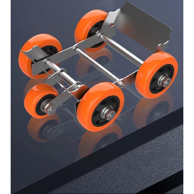 Carrello Portautoveicoli da 1500 kg con Ruote Girevoli Robuste Pattini per Veicoli Ruota per Carrello Riparazione Auto Scivolo Veicolo Carrello per Spostamento Veicoli