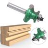 8Mm Shank Positive Half Multi-arc Knife with Bearing Multi-angle Knife Crown Line Cutter Milling Cutter Woodworking Tool Gong Cutter