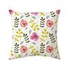 Sofa Bedroom Living Room Back Pillow Cover Small Fresh Green Leaf Plant Pillow Cushion Cover