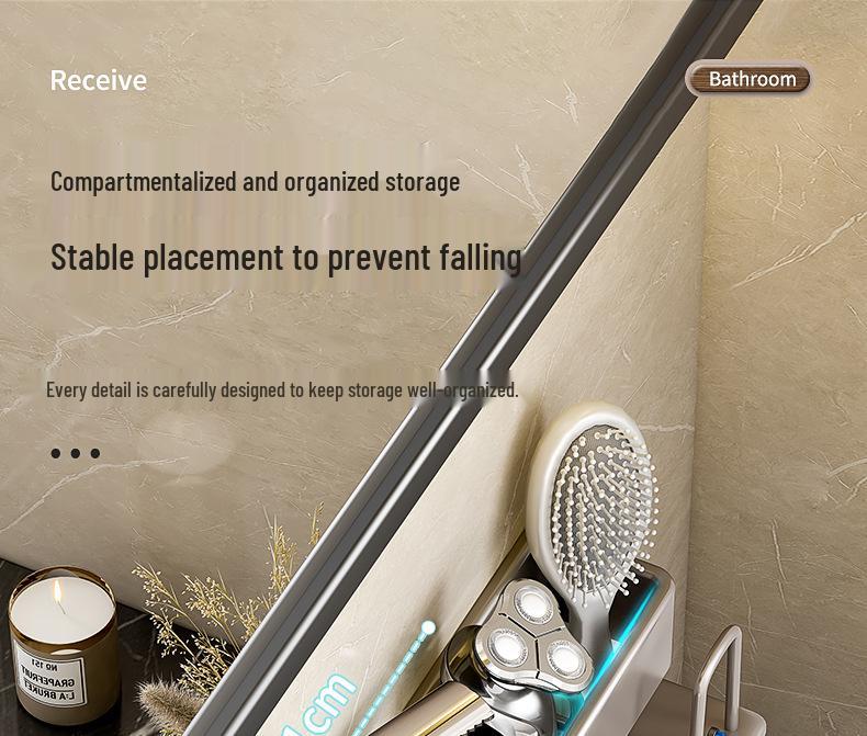 Wall-Mounted Electric Toothbrush & Mouthwash Cup Holder Set - No-Drill Installation