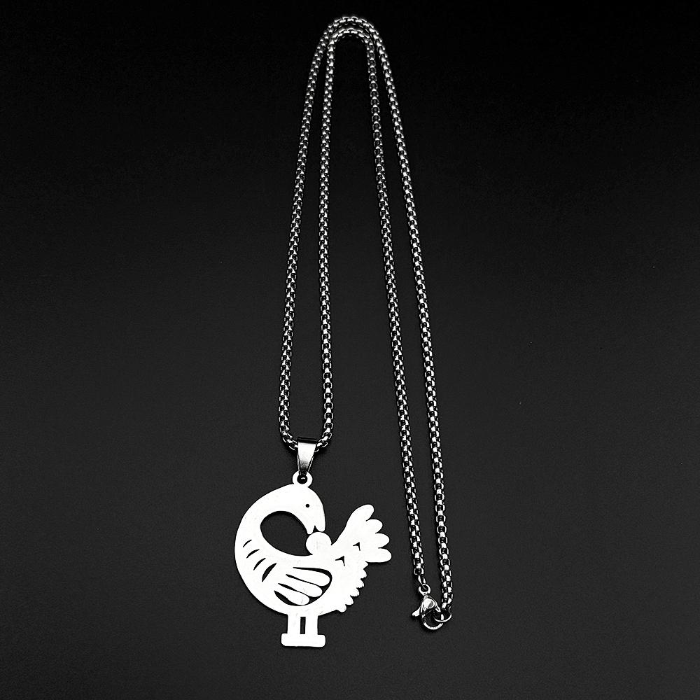 Sankofa Vogel Adinkra Symbol Anhänger Halskette Für Frauen Männer Edelstahl Afrikanisch Antik Stammesweisheit Nation Schmuck Geschenke