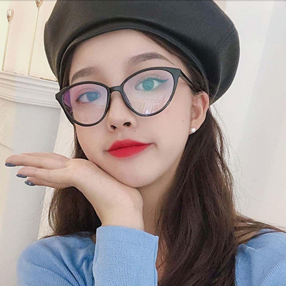 Lens Transparent Square Eyeglasses Korean Style Glasses Frame Cat Eye Glasses Women Eyeglasses