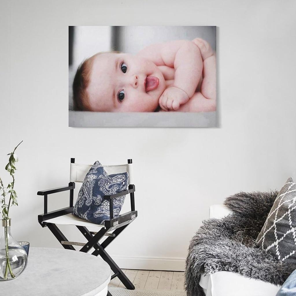 Cute Baby Poster For Pregnant Women Expecting Mothers Wall Art Poster Canvas Wall Art Poster For Room Aesthetic And Decor Canvas Painting Posters And