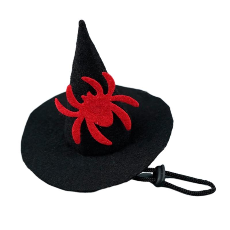 Halloween Pet Hat Cute Witch Hat Shape Hat for Dogs Cat Dress Up Supplies Lovely Carnivals Winter Hat Pet Accessory