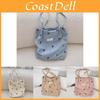 Trendy Corduroy Cartoon Bear Canvas Tote Bag Large Capacity Stylish Handbag For School