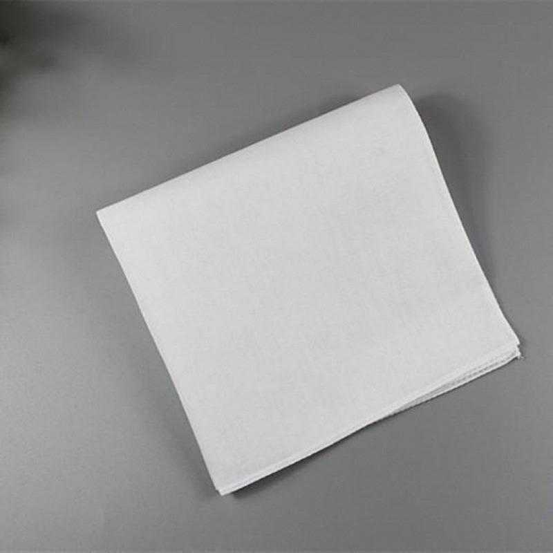 10pcs Men White Handkerchiefs From Soft Cotton Handkerchief for Maintaining Cleanliness and Fashionable