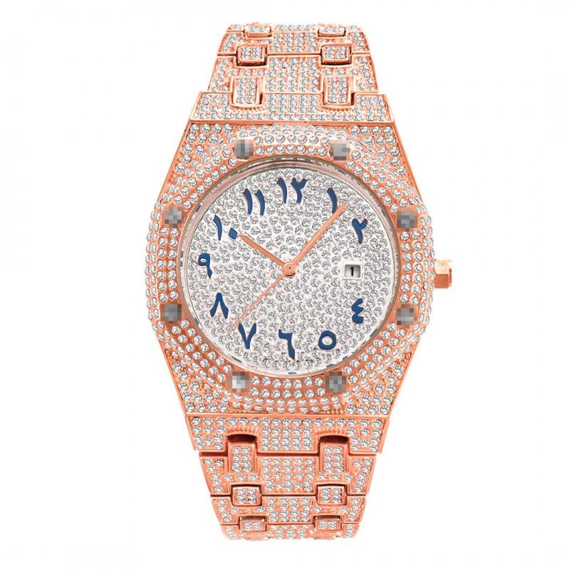 MISSFOX Mens Luxury Quartz Watch Dial Butterfly Clock Fashion Wristwatch Daily Wear