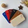 Applicable to iPhone13 mobile phone case Apple 12Pro cat eye straight edge Lake blue silicone tpu matte anti-drop cover