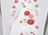 [Hinoya] Demi-col brodé, Mélange de soie, pour Kimono Furisode, Rouge, Fabriqué au Japon, pour la Cérémonie de la Majorité