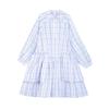 LUSON Girls' Plaid Shirt Dress