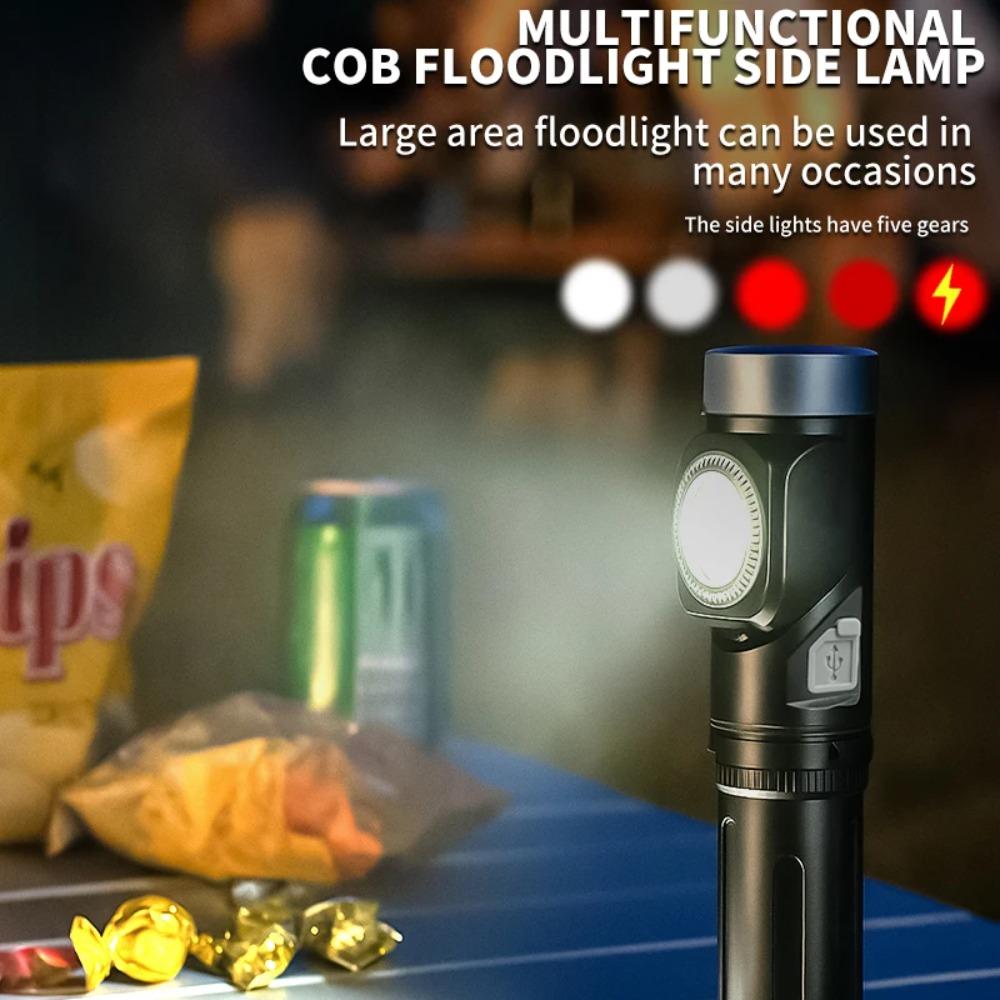 2-in-1 Led Flashlight 90°Twist swivel Headlamp Super Bright Camping Lamp Outdoor Working Hiking Emergency Headlight Magnet Torch