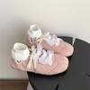 Fashion Fashion Sweet Bow Flat Casual Shoes 2025 Spring Ballet Style Fairy Fashion Shoes