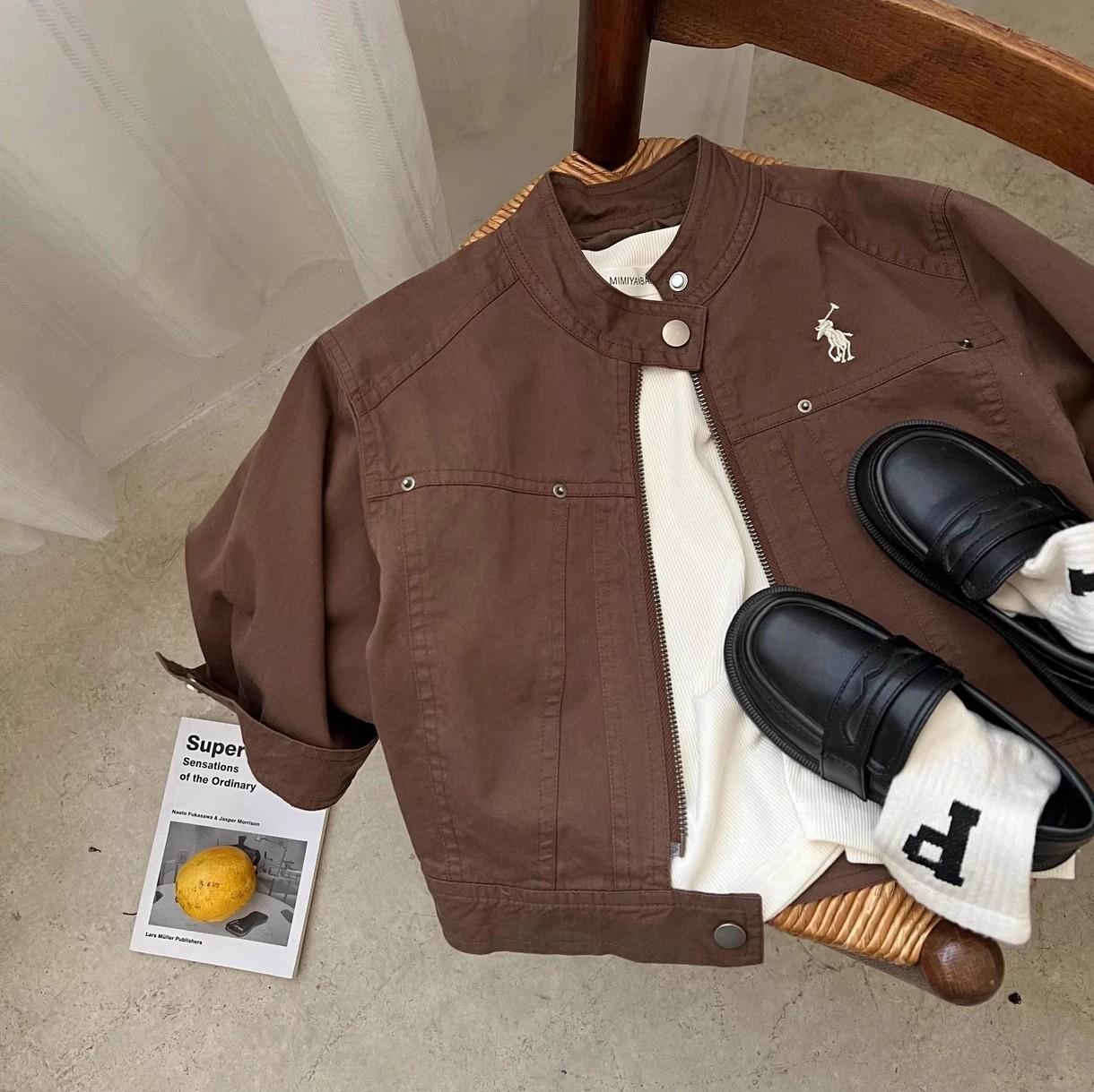 

Дитяча куртка-вітрівка на блискавці з капюшоном - Колекція Весна/Осінь 2025 для хлопчиків та дівчаток Size 110