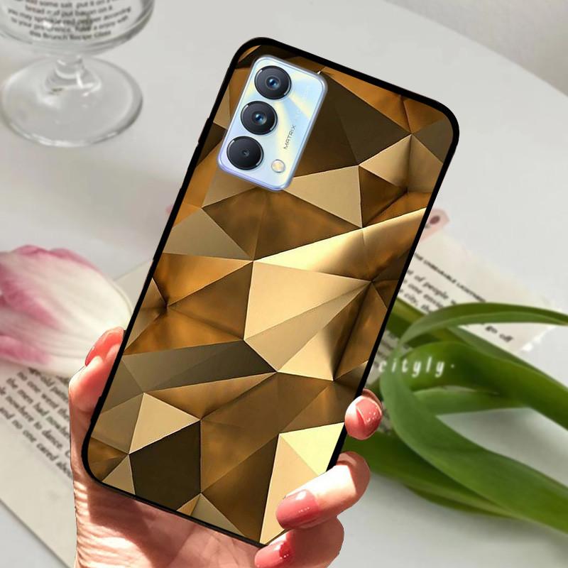 For cover Realme GT Master Case Edition Animal Cartoon Soft Silicone Funda for Realme GT Master Explorer Phone Cover Black Coque