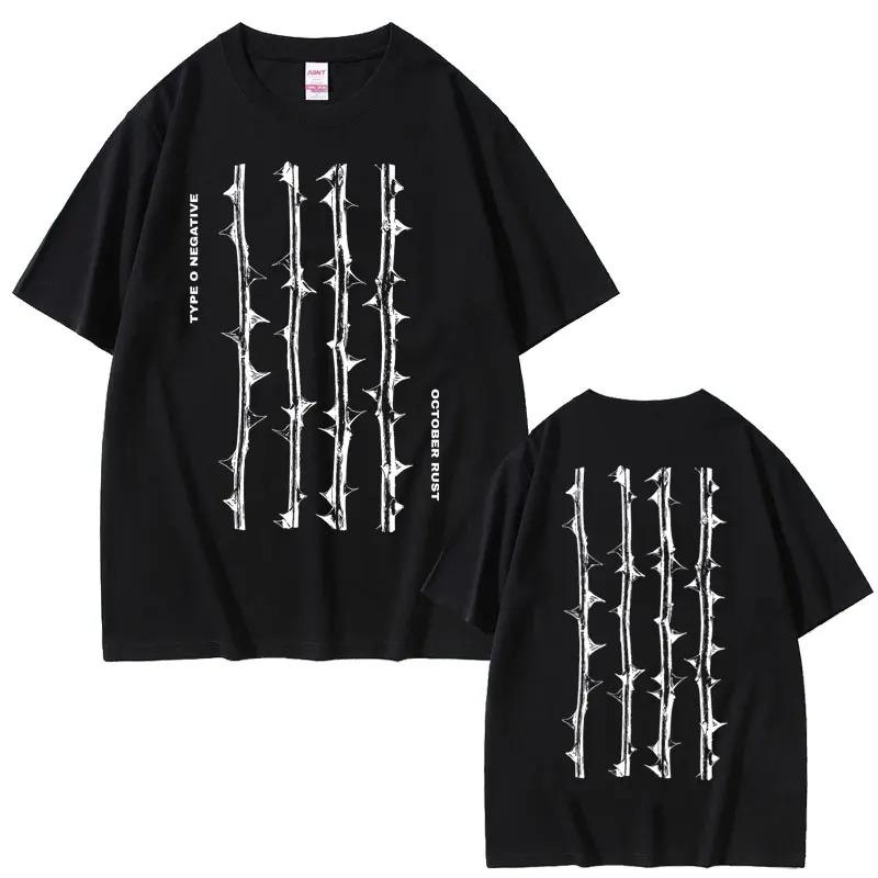 2026 Rock Band Type O Negative Suspended In Dusk Essential T-shirt Men Women Fashion Casual Tshirt Male Vintage Oversized Tops Tees