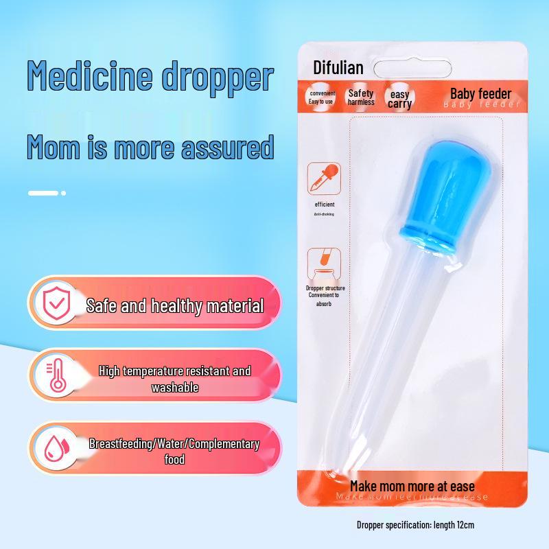 Children's Silicone 5ml Medicine Dropper & DIY Baking Tool with Scale