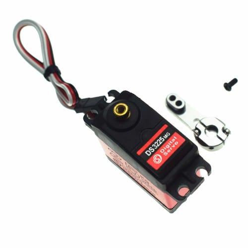 DS3225* 25kg High Torque Full Metal Digital Steering Servo, Waterproof, 270 Rotation, Compatible with Baja RC Cars