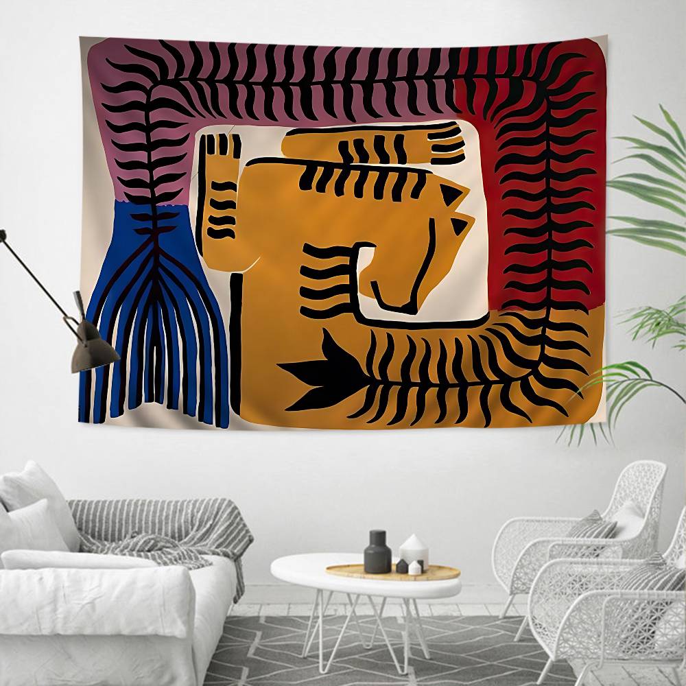 Ancient Egypt Abstract Tiger Leopard Hippie Wall Hanging Tapestries Bohemian Wall Tapestries Mandala INS Home Decor