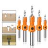 8mm Shank Screw Extractor Remon Demolition for Wood Milling Cutter Woodworking Tools HSS Woodworking Countersink Router Bit