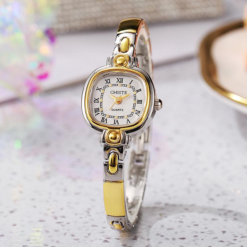 Women's Square Quartz Watches Bracelet Wristwatch Girls Clock Gift