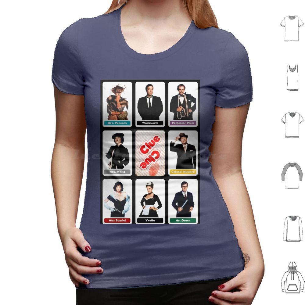 Clue 1985 T Shirt Cotton Men Women DIY Print Red Herring Singing Telegram Too Late Flames Vintage Retro Movie Clue Board