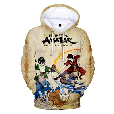 Anime Avatar The Last Airbender 3D tlač Mikiny Mikiny Muži Ženy Mikina s kapucňou nadmernej veľkosti Móda Kreslené filmy Deti Mikiny Oblečenie