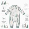 Bamboo Cotton Baby Sleeper: Split-Leg, Lightweight, Anti-Kick, All-Season Pajamas