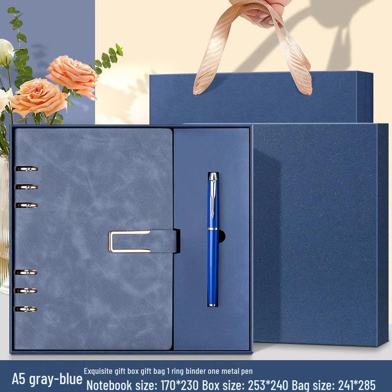 Custom 5-Ring Binder Notebook Gift Set for Students & Professionals