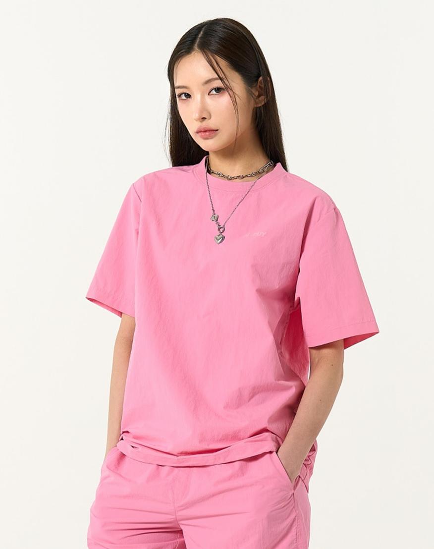 Женская базовая розовая футболка с коротким рукавом из ткани Ndy Pink/M
