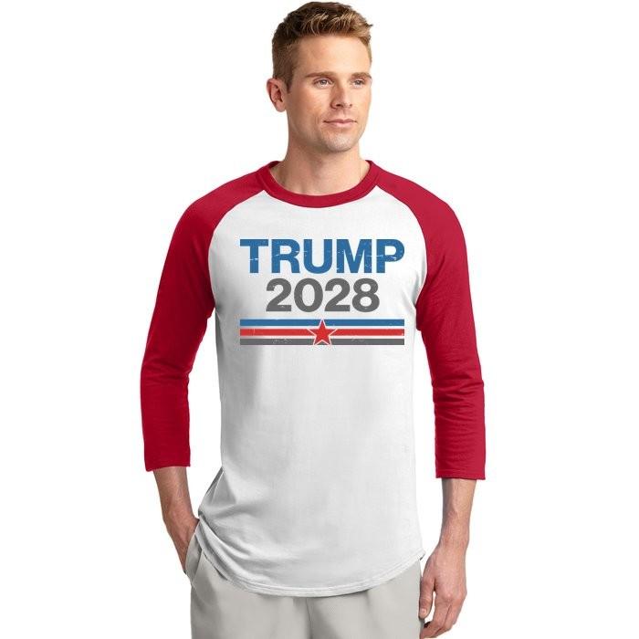 Trump 2028 Baseball Sleeve Shirt Unisex T-Shirt L