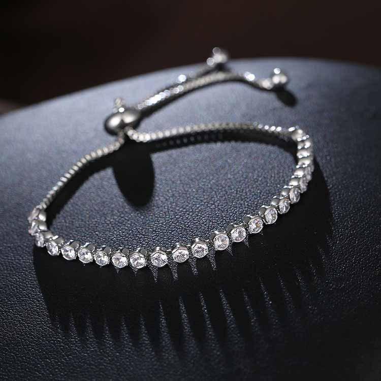 Wholesale  New Charm Beads Crystal From Austrian Bracelet for Women Authentic Jewelry Fine  Girl Gift