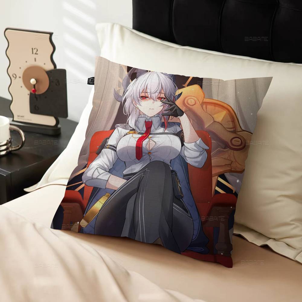 Zani Game W-Wuthering Waves Pillow Anime Pillow Sofa Bed Head Pillow Cover Cushion Cover 45X45 Cm Fashion