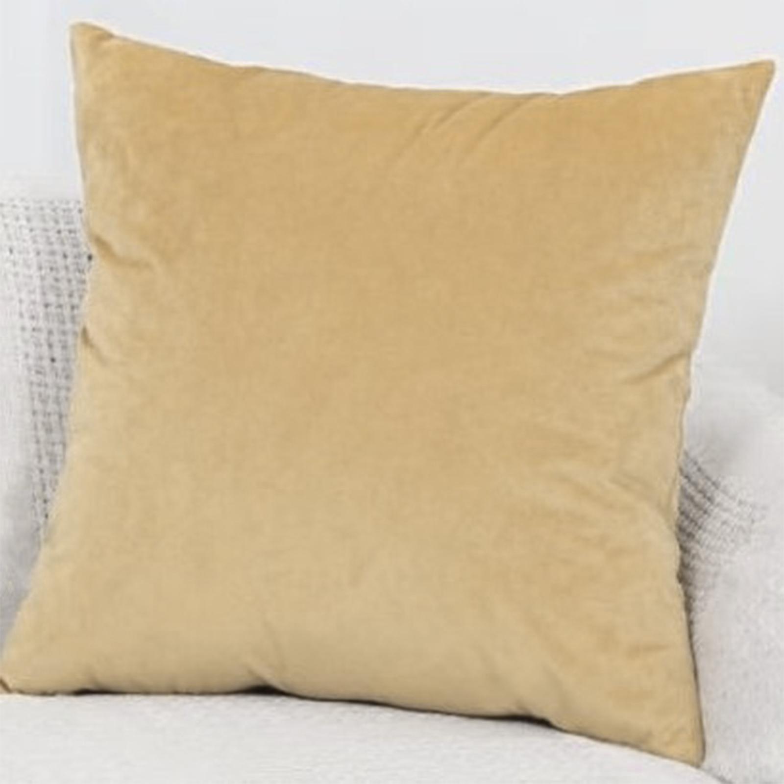 Домашняя цветная большая наволочка, бархатная наволочка XL золотой