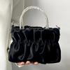 Diamond Handbag Celebrity Temperament Macaron Fresh Fold Cloud Chain Crossbody Bag Handheld
