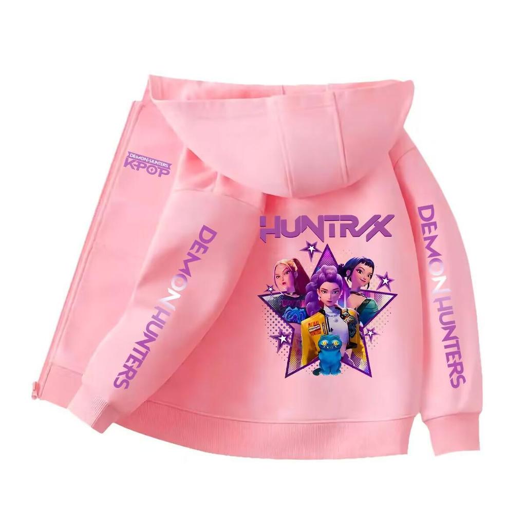 Children's Trendy Demon Hunter Hoodie – Loose Fit Sweatshirt