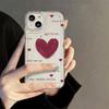 Simple English Love Applies To iPhone17promax Space Phone Case Apple 16 Transparent 15/14 Fine Hole X