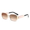 2025 Fashion Vintage Sunglasses Women Men Brand Designer Retro Metal Rectangle Sun Glasses Female Small Square Frame Shades