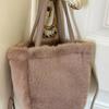 Plush Bag Women's Fluffy Bag Portable Bucket Bag Fluffy Messenger Ins Korean Version 2022 New Autumn and Winter