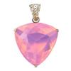 925 Sterling Silver 76.9 Ct A Grade Opal Multicolor CERTIFIED Gems Pendant AI-75-NS