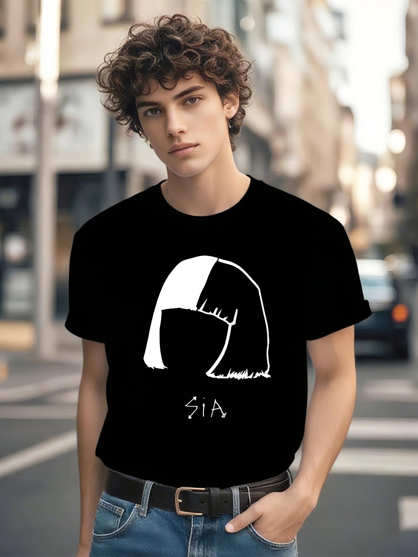 Sia Graphic T-shirt - Iconic Hair & Signature Design XXXXL