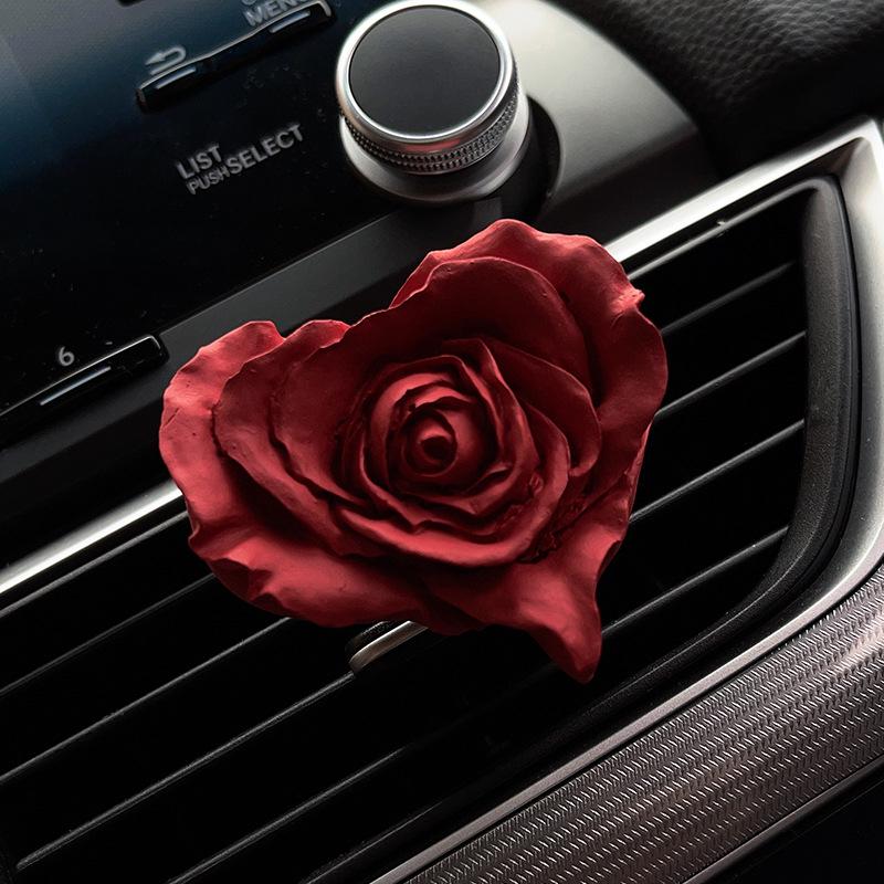 

Плюшевый мишка освежитель воздуха для автомобильного дефлектора - Аромат розы и сердца, украшение