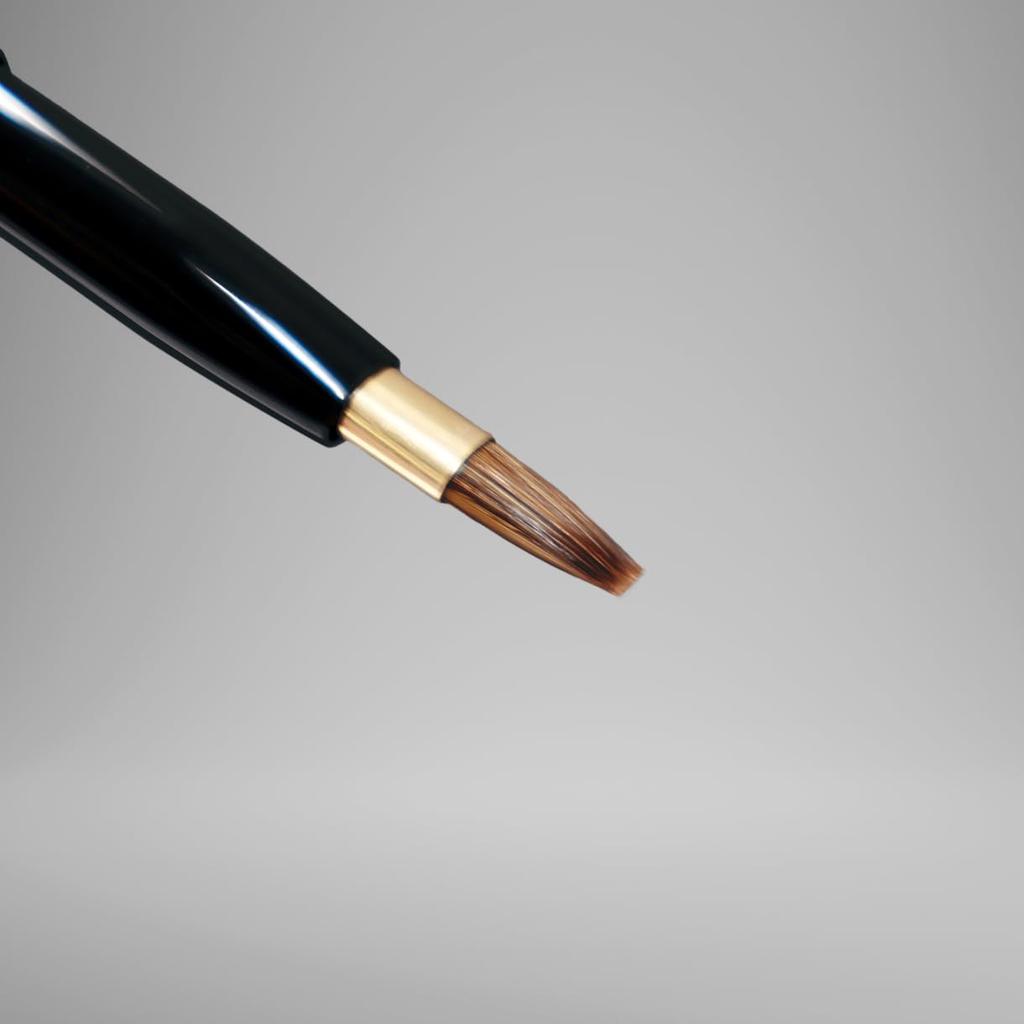 Kosmetyki Płaski Pędzel do Ust PBT Pędzel Takumi, Pędzel Wysuwany, (Końskie włosie + Włosie) (Wypychany/Z nakrętką) E-10